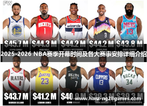 2025-2026 NBA赛季开幕时间及各大赛事安排详细介绍 2025-2026 NBA赛季开幕时间及各大赛事安排详细介绍