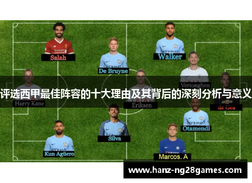 评选西甲最佳阵容的十大理由及其背后的深刻分析与意义